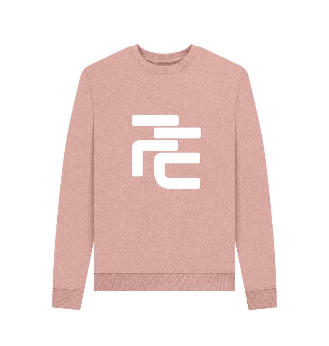 Sunset Pink Recycled Printed Sweater