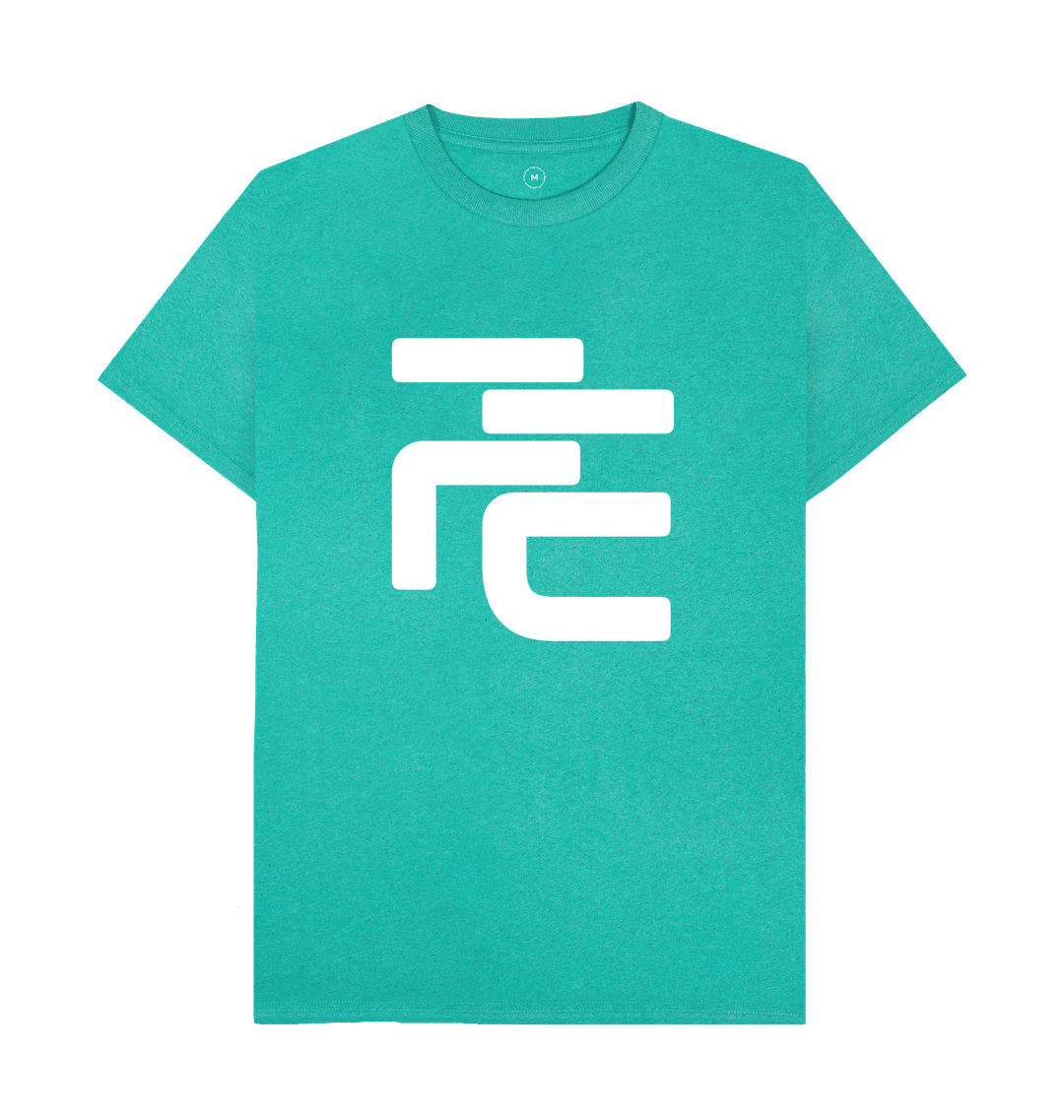 Seagrass Green Recycled Printed T-Shirt
