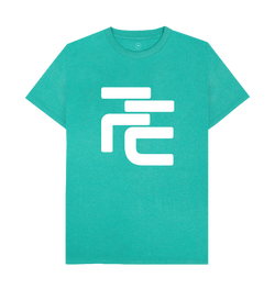 Image of Seagrass Green Recycled Printed T-Shirt