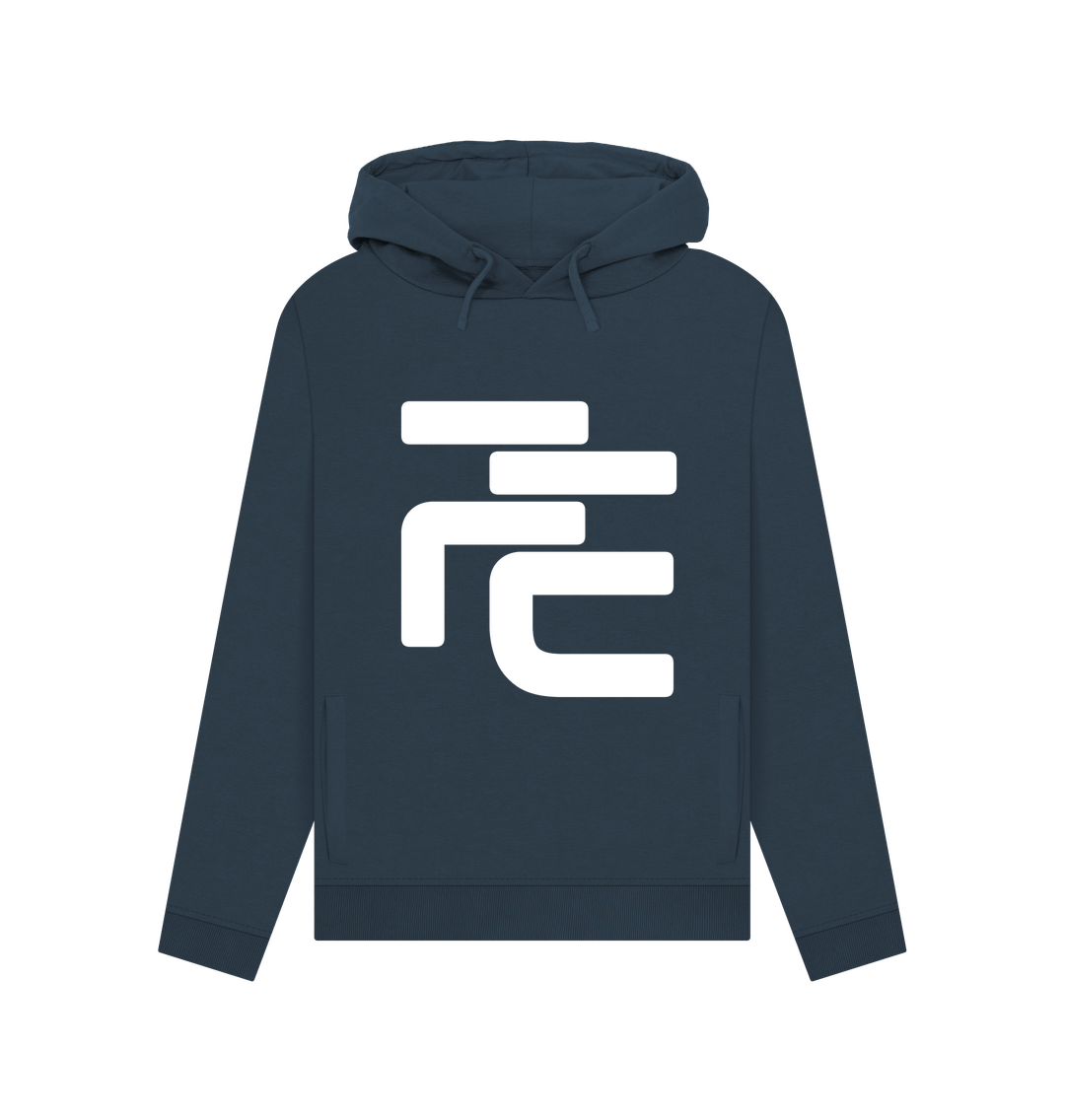 Image of Navy Blue Organic Cotton Fique Supporter Hoodie