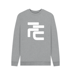 Image of Light Heather Printed Sweater