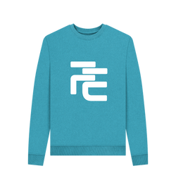 Image of Ocean Blue Recycled Printed Sweater