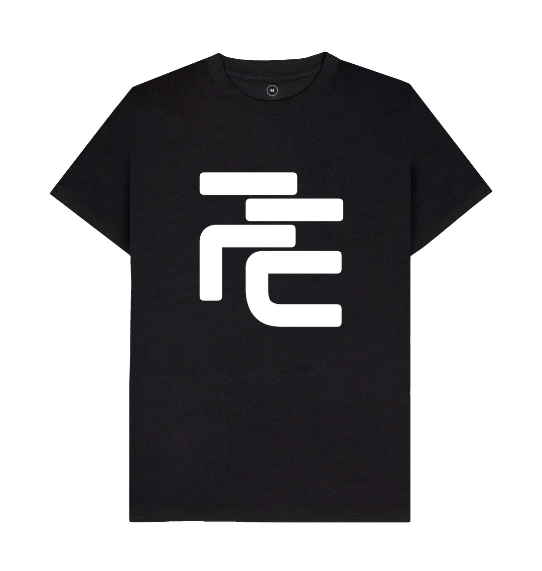 Black Recycled Printed T-Shirt