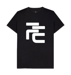 Image of Black Recycled Printed T-Shirt