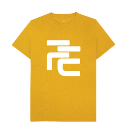 Image of Sunflower Yellow Recycled Printed T-Shirt