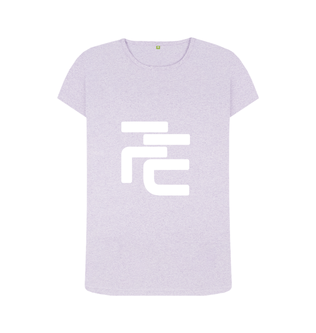 Image of Light Purple Recycled Printed T-Shirt