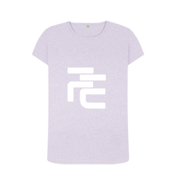 Image of Light Purple Recycled Printed T-Shirt