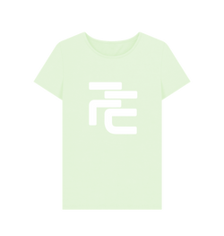 Image of Pastel Green Printed T-shirt
