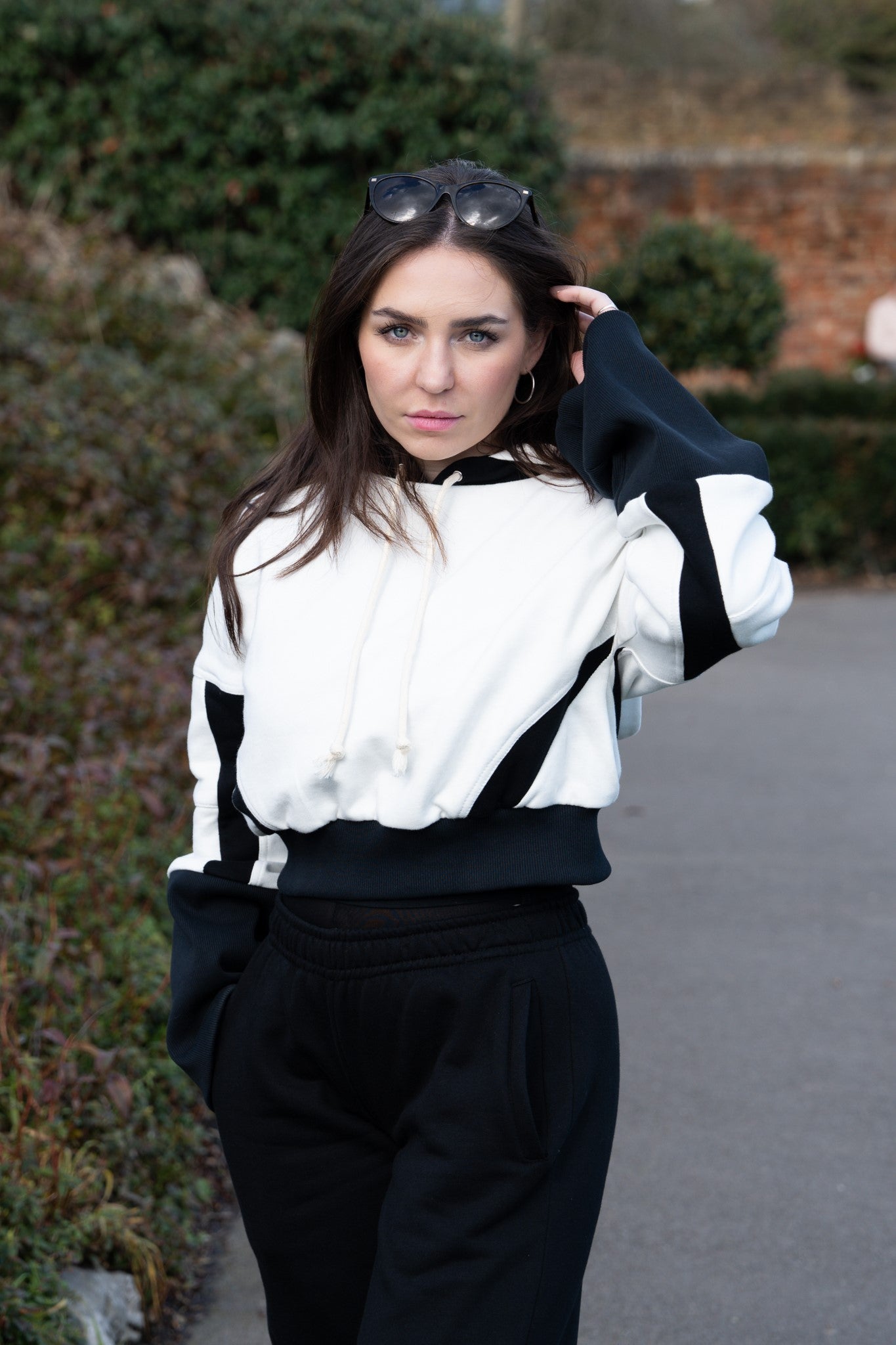 Image of SilverShield White and Black Tracksuit
