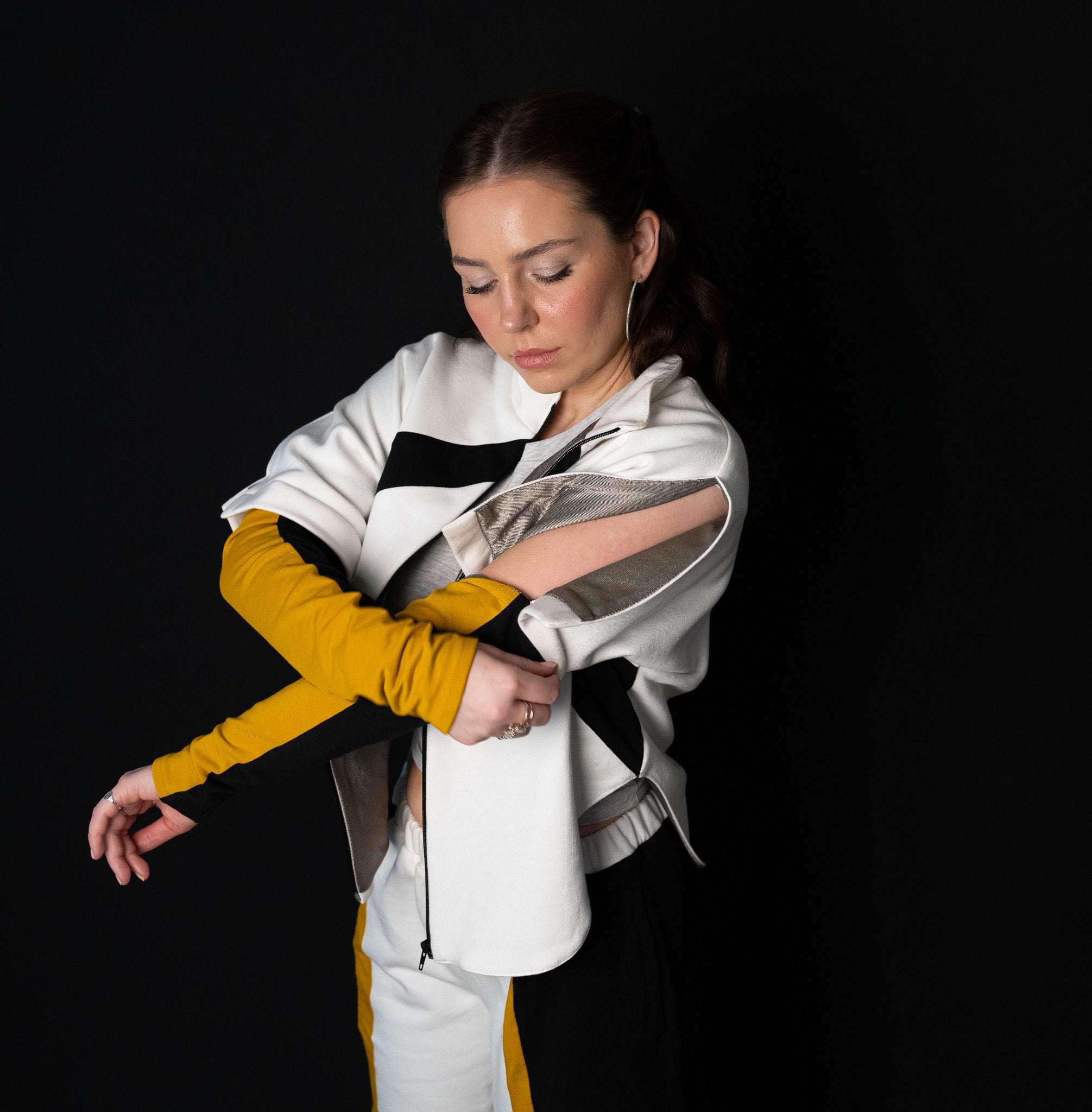 Image of Yellow Bee EMF Protective Tracksuit