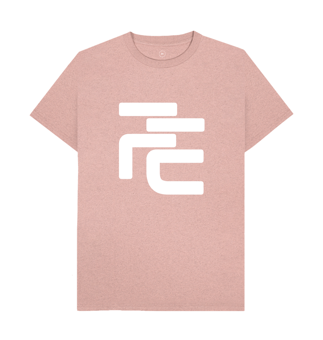 Sunset Pink Recycled Printed T-Shirt