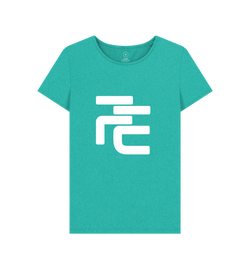 Image of Seagrass Green Recycled Printed T-Shirt