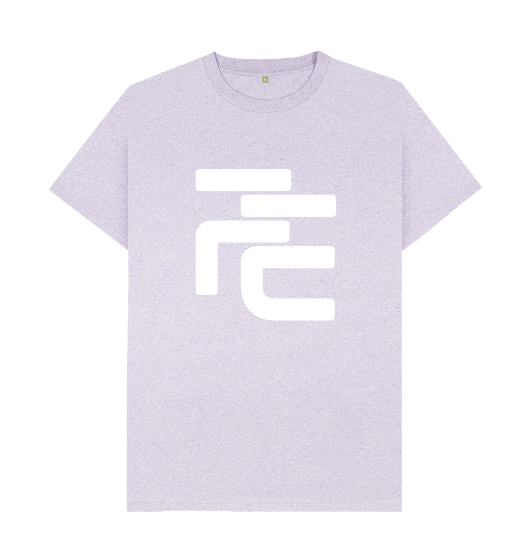 Light Purple Recycled Printed T-Shirt