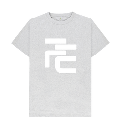 Image of Grey Recycled Printed T-Shirt