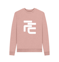 Image of Sunset Pink Recycled Printed Sweater