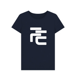 Image of Navy Blue Printed T-shirt