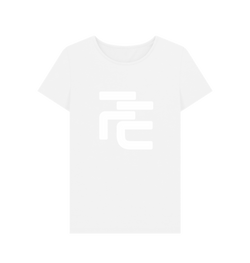 Image of White Printed T-shirt