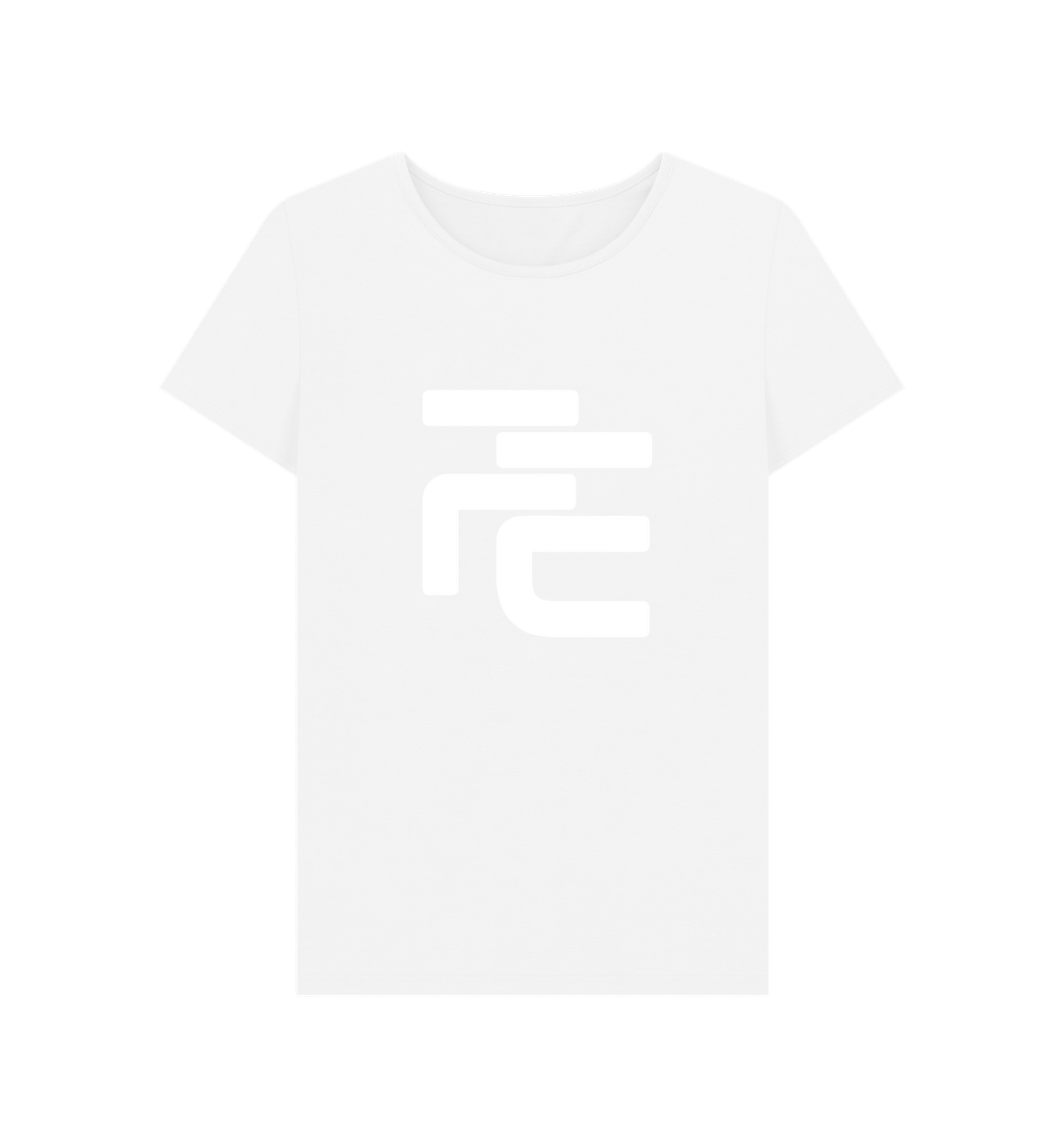 Image of White Printed T-shirt Front