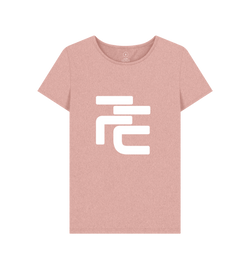 Image of Sunset Pink Recycled Printed T-Shirt