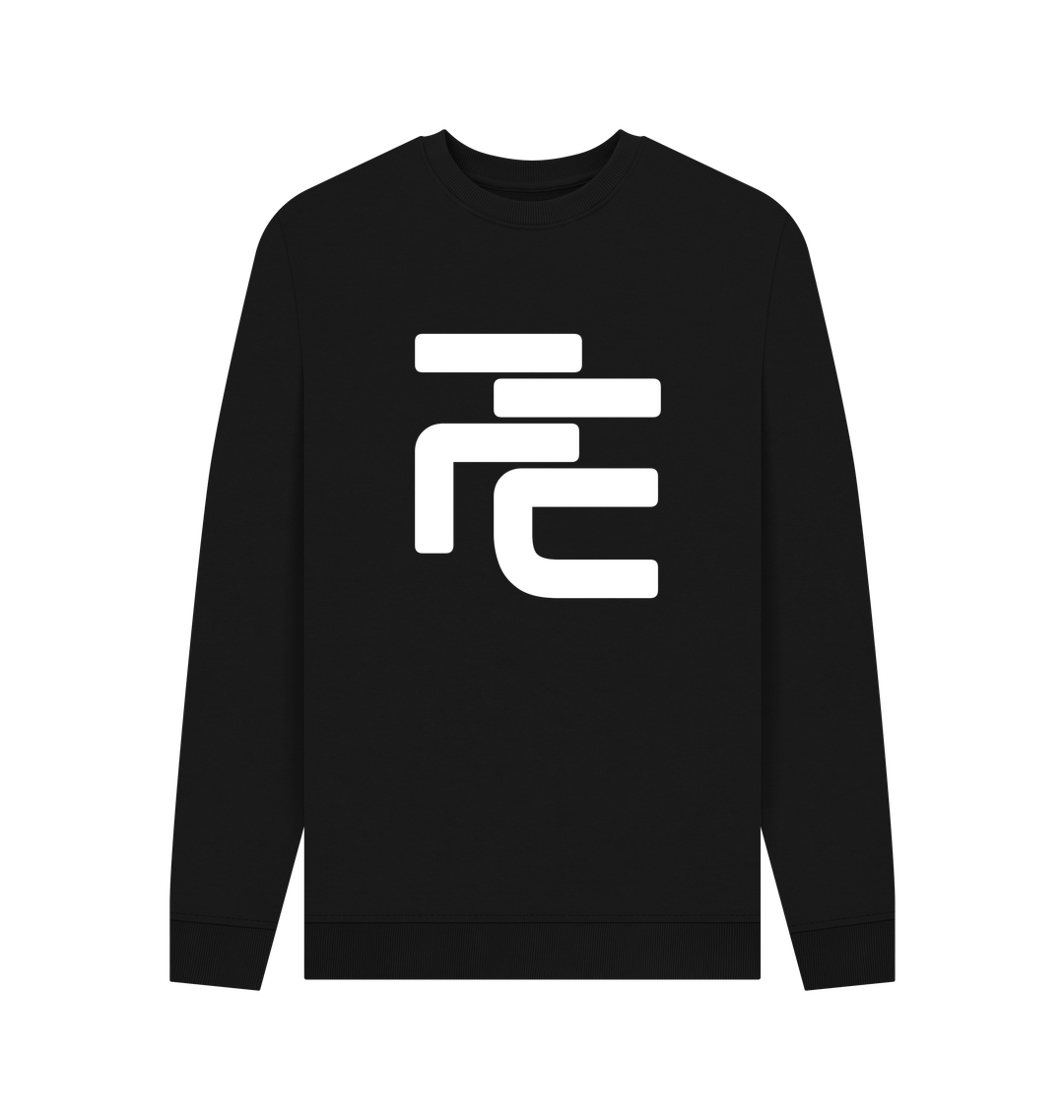 Black Printed Sweater