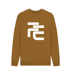 Image of Brown Printed Sweater